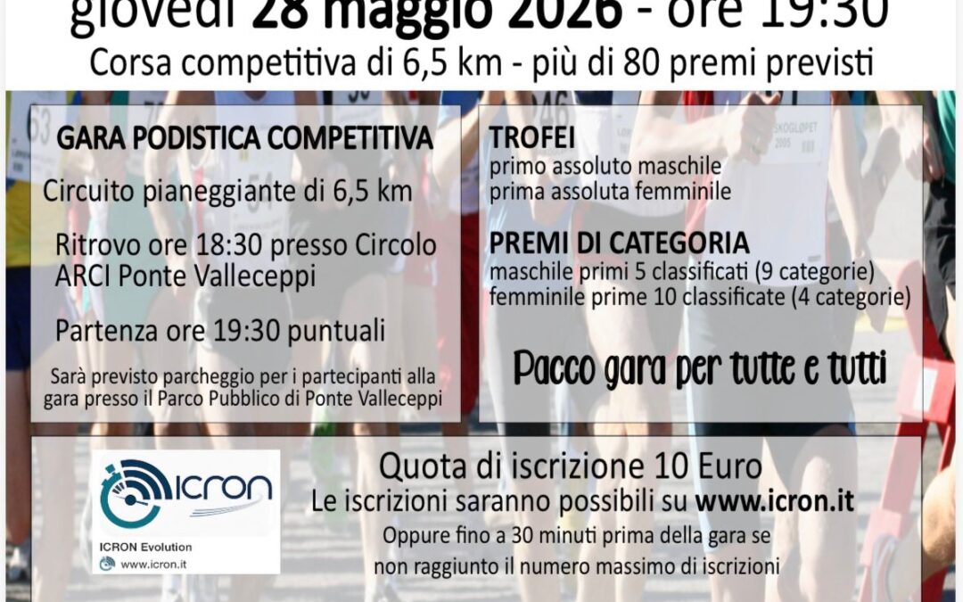 CORRIarci Ponte Valleceppi – 2ª Edizione